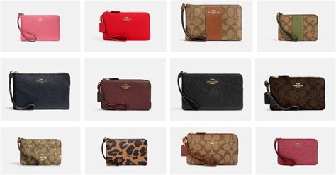 coach wristlets for women clearance